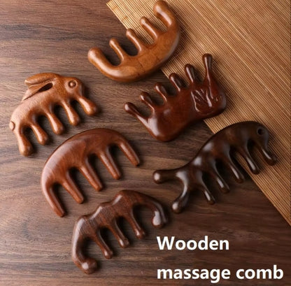 Wooden Massage Comb